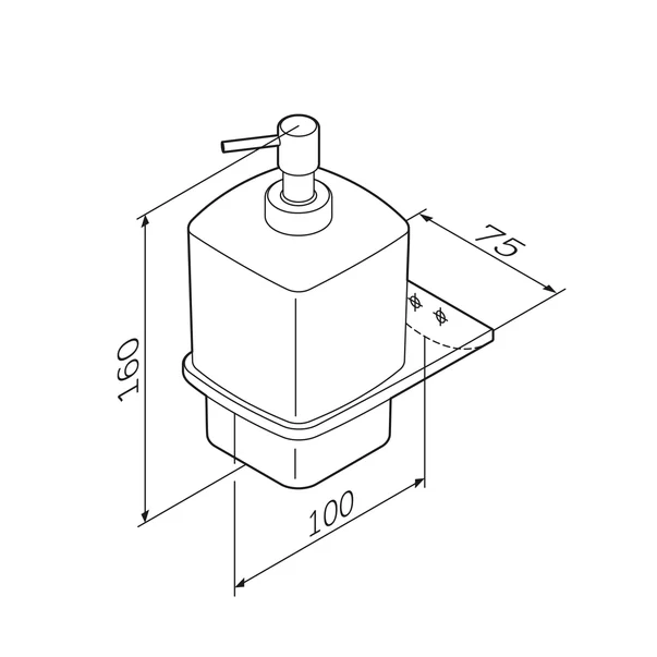 Dozator sapun AM.PM Inspire 2.0 negru-sticla mata 250 ml picture - 8