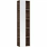 Dulap baie cu oglinda maro/gri Geberit Citterio 1 raft 40 cm
