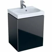 Dulap baza pentru lavoar suspendat negru Geberit Acanto 1 usa 45 cm