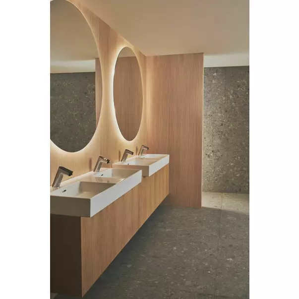 Dulap baza suspendat Ideal Standard Atelier Conca 2 sertare cu blat 120 cm finisaj stejar deschis picture - 4
