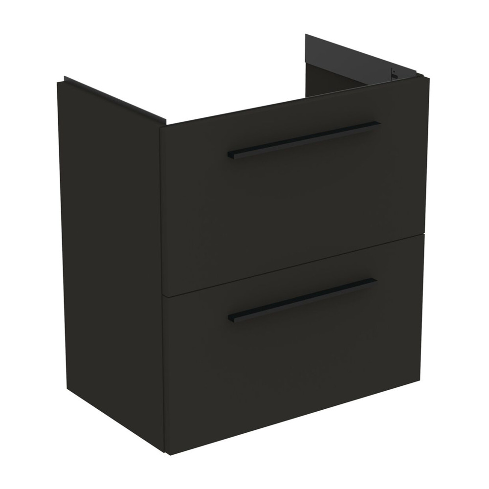 Dulap baza suspendat Ideal Standard i.life S 2 sertare gri carbon 60 cm