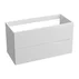 Dulap baza suspendat Rune Asger 2 sertare 100 cm alb lucios picture - 2