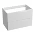 Dulap baza suspendat Rune Asger 2 sertare 80 cm alb lucios picture - 1