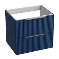 Dulap baza suspendat Rune Ivar 2 sertare 60 cm albastru mat
