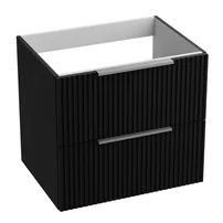 Dulap baza suspendat Rune Ivar 2 sertare 60 cm negru mat