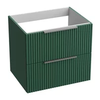 Dulap baza suspendat Rune Ivar 2 sertare 60 cm verde mat