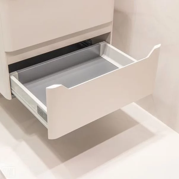 Dulap baza suspendat Rune Laguz 2 sertare 60 cm bej mat picture - 5