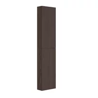 Dulap coloana mare Gala Canaletto suspendat nuc negru mat 2 usi batante 35 cm