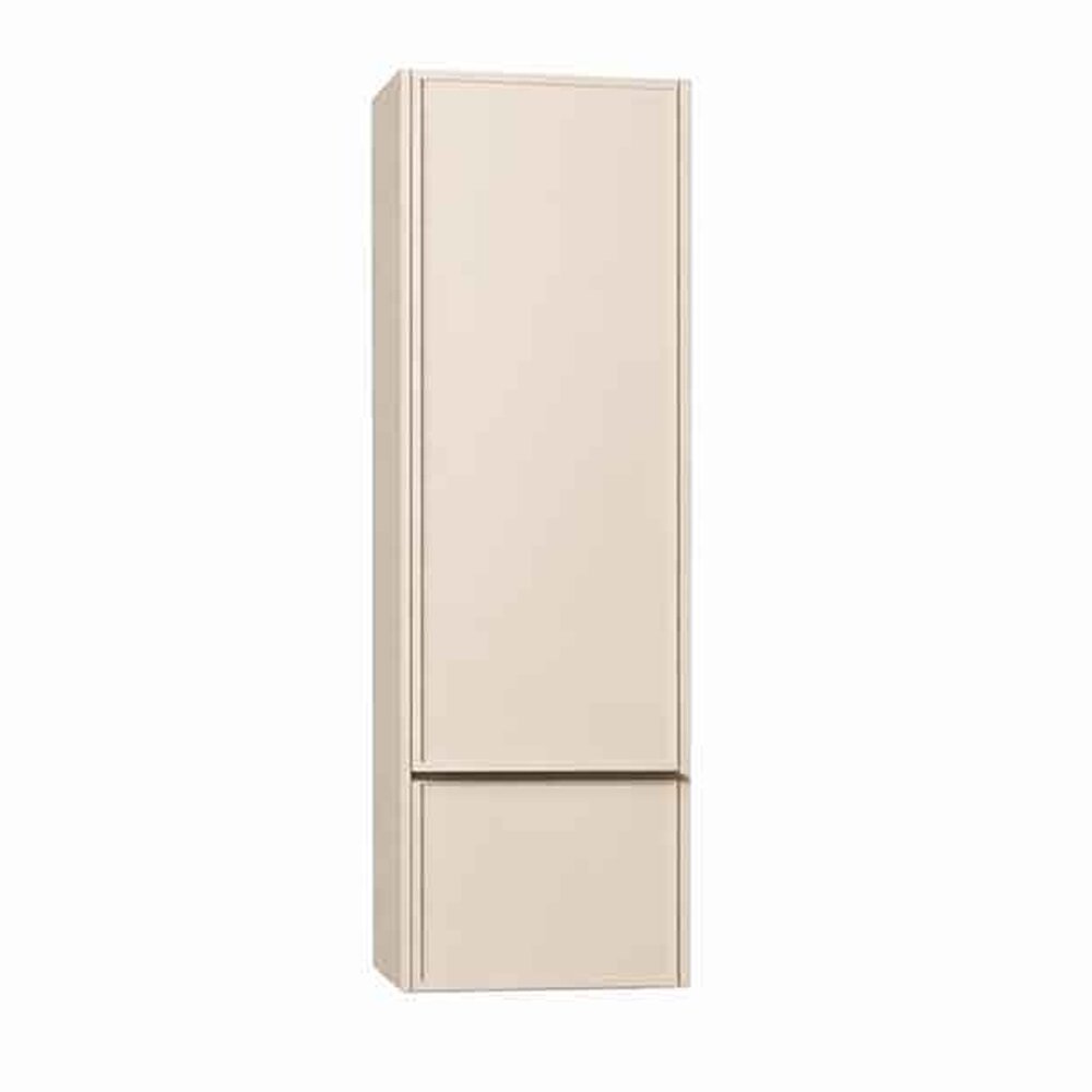 Dulap coloana mare suspendat KolpaSan Orphia 1 usa si 1 sertar 45x140 cm finisaj light grey