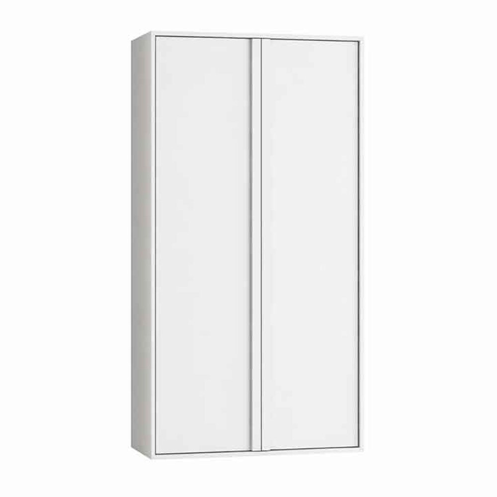 Dulap coloana mare suspendat KolpaSan Storia 2 usi 80x150 cm finisaj alb