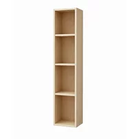 Dulap coloana mare suspendat KolpaSan Storia cu rafturi 28x150 cm finisaj lemn acacia