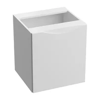 Dulap coloana mediu suspendat Rune Asger 1 sertar 51 cm alb lucios