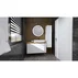 Dulap coloana mediu suspendat Rune Asger 1 sertar 51 cm alb lucios picture - 3