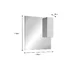 Dulap cu oglinda alb LC Mobili Italia Vittoria Start Basic 2.0 120x110 cm picture - 1