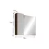 Dulap cu oglinda alb/maro LC Mobili Italia Hamburg 78x75 cm picture - 2