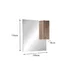 Dulap cu oglinda maro natur LC Mobili Italia Jupiter 100x110 cm picture - 2
