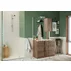 Dulap cu oglinda maro natur LC Mobili Italia Jupiter 100x110 cm picture - 3