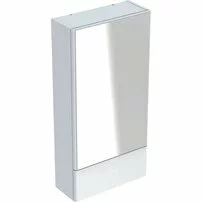 Dulap cu oglinda suspendat Geberit Selnova Square alb 1 usa simpla 1 usa rabatabila 42 cm