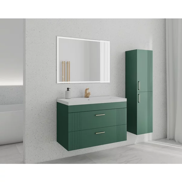 Dulap inalt suspendat Drop Lines verde 2 usi 30 cm picture - 4