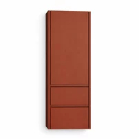 Dulap inalt suspendat KolpaSan Joy 1 usa si 2 sertare 45 cm finisaj ceramic red