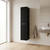 Dulap inalt suspendat Rune Ivar 2 usi 30 cm negru mat