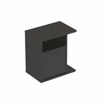 Dulap lateral suspendat negru Geberit Icon adancime 28 cm