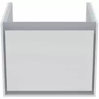 Dulap suspendat pentru lavoar alb Ideal Standard Connect Air Cube 48.5 cm E0844KN