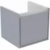 Dulap suspendat pentru lavoar gri deschis mat Ideal Standard Connect Air Cube 43.5 cm picture - 1