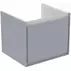 Dulap suspendat pentru lavoar gri deschis mat Ideal Standard Connect Air Cube 48.5 cm picture - 1