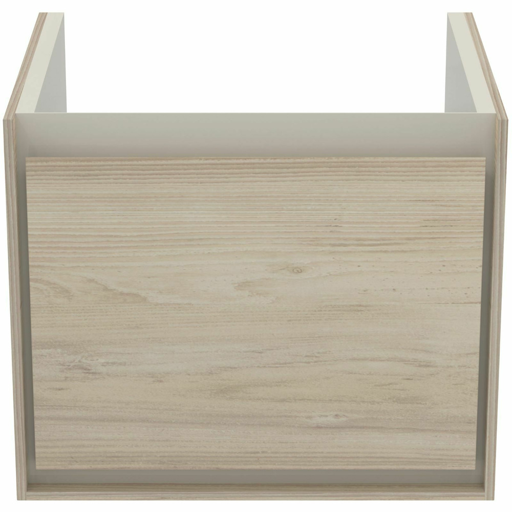 Dulap suspendat pentru lavoar maro deschis lemn Ideal Standard Connect Air Cube 48.5 cm