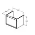 Dulap suspendat pentru lavoar maro deschis lemn Ideal Standard Connect Air Cube 53.5 cm picture - 3