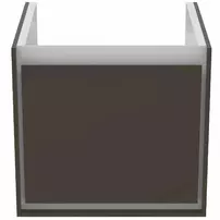 Dulap suspendat pentru lavoar maro inchis lemn Ideal Standard Connect Air Cube 43.5 cm