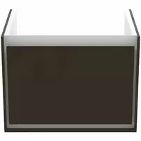 Dulap suspendat pentru lavoar maro inchis lemn Ideal Standard Connect Air Cube 53.5 cm