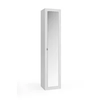 Dulap tip coloana alb LC Mobili Italia Basic 195x40 cm cu oglinda
