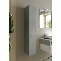 Dulap tip coloana gri LC Mobili Italia Hamburg 138x26 cm