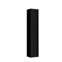 Dulap tip coloana negru natur LC Mobili Italia Steel 138x25 cm