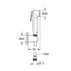 Dus igienic Grohe Tempesta F Trigger 1 functie antracit periat Hard Graphite picture - 3