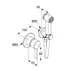 Set de dus igienic incastrat Kludi Bozz monocomanda finisaj auriu periat picture - 2