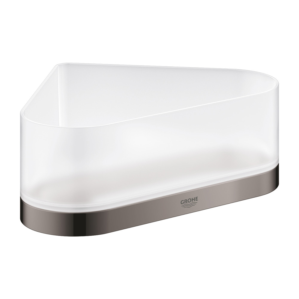 Etajera dus de colt Grohe Selection antracit lucios Hard Graphite