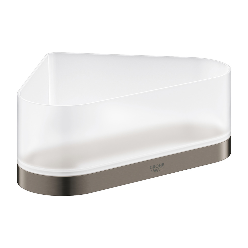 Etajera dus de colt Grohe Selection antracit periat Hard Graphite