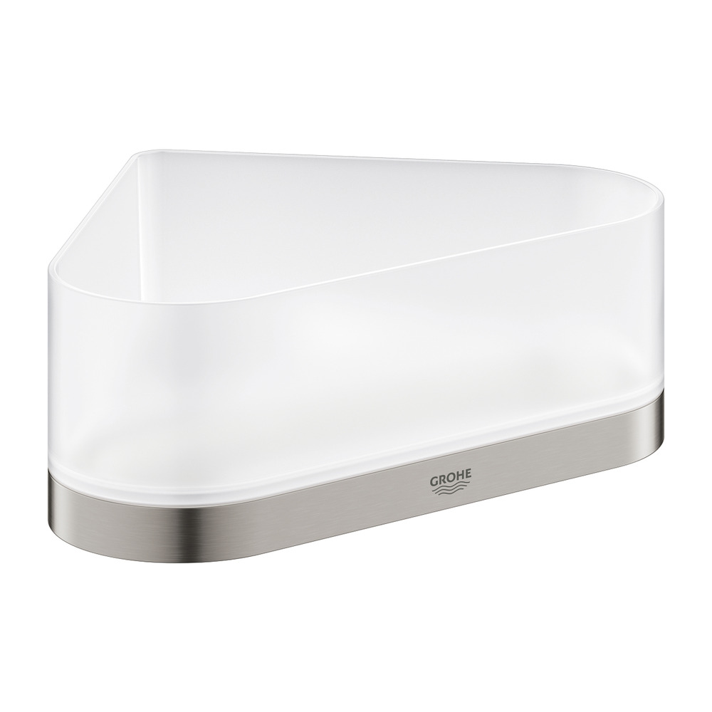 Etajera dus de colt Grohe Selection crom periat Supersteel