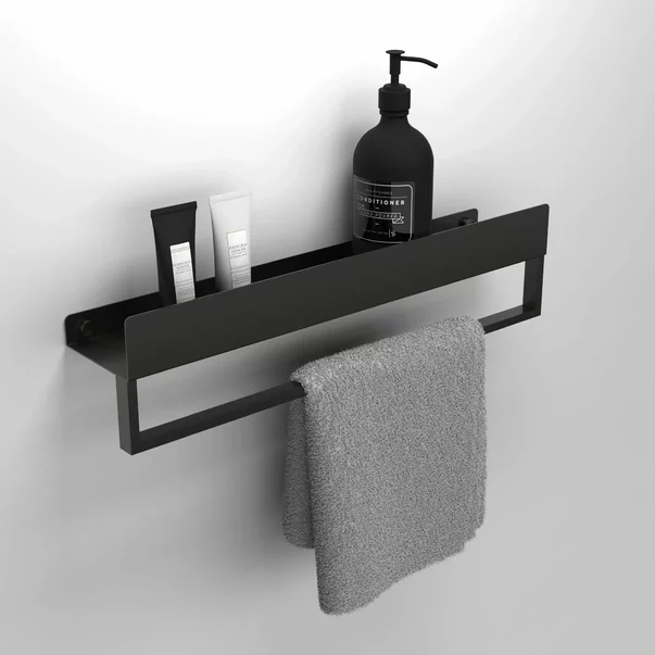 Etajera negru mat Rea SF01 45 cm picture - 3