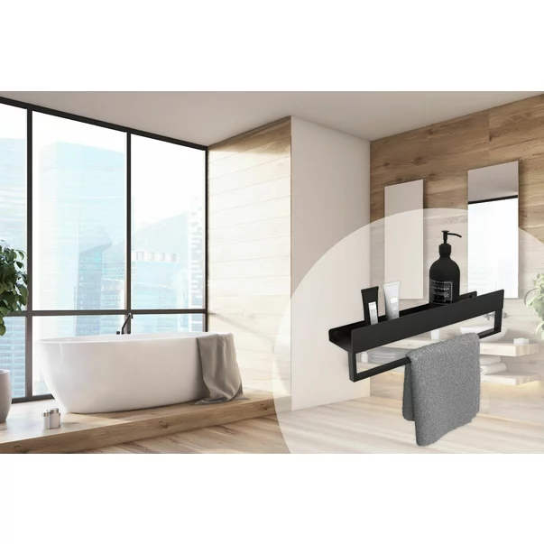 Etajera negru mat Rea SF01 45 cm picture - 8