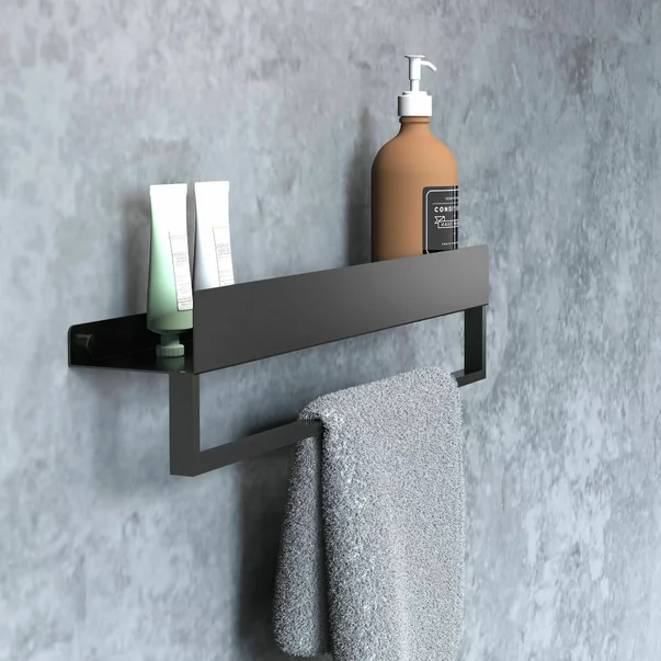 Etajera negru mat Rea SF01 60 cm 5902557398379 | Neakaisa.ro