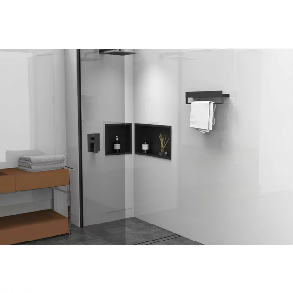 Etajera negru mat Rea SF01 60 cm picture - 7