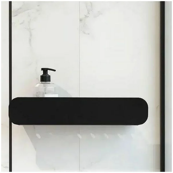 Etajera negru mat Rea SF03 60 cm 5902557398430 | Neakaisa.ro