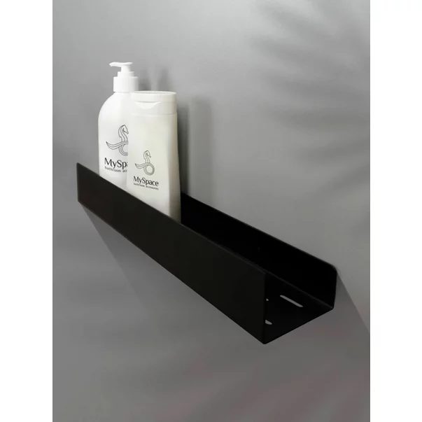 Etajera negru mat Rea SF04 60 cm picture - 5