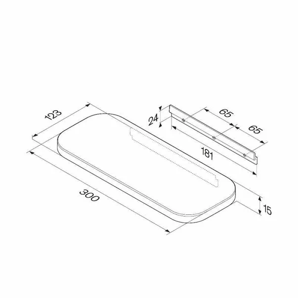 Etajera otel inoxidabil AM.PM Func finisaj negru mat picture - 7