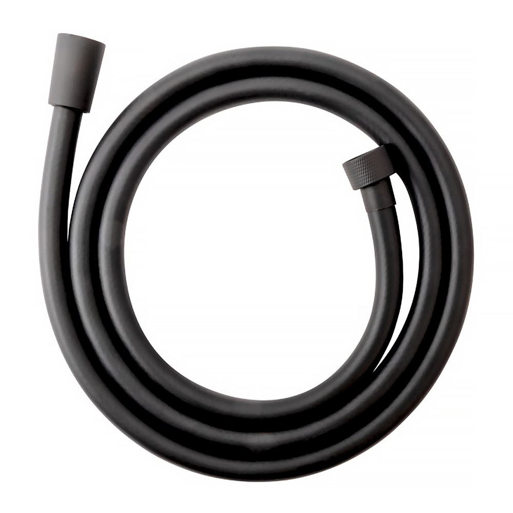 Furtun de dus FDesign Inula 150 cm negru mat