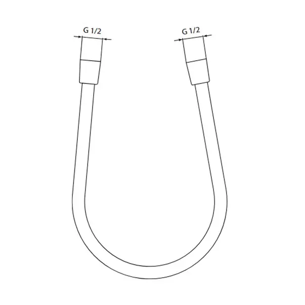 Furtun de dus Ideal Standard IdealRain UltraFlex 135 cm picture - 2